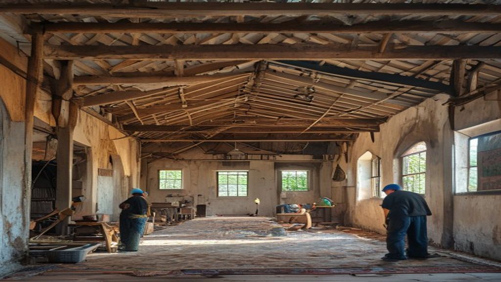 Tim profesional melakukan renovasi mushola modern di Magetan dengan kualitas tinggi dan layanan cepat.